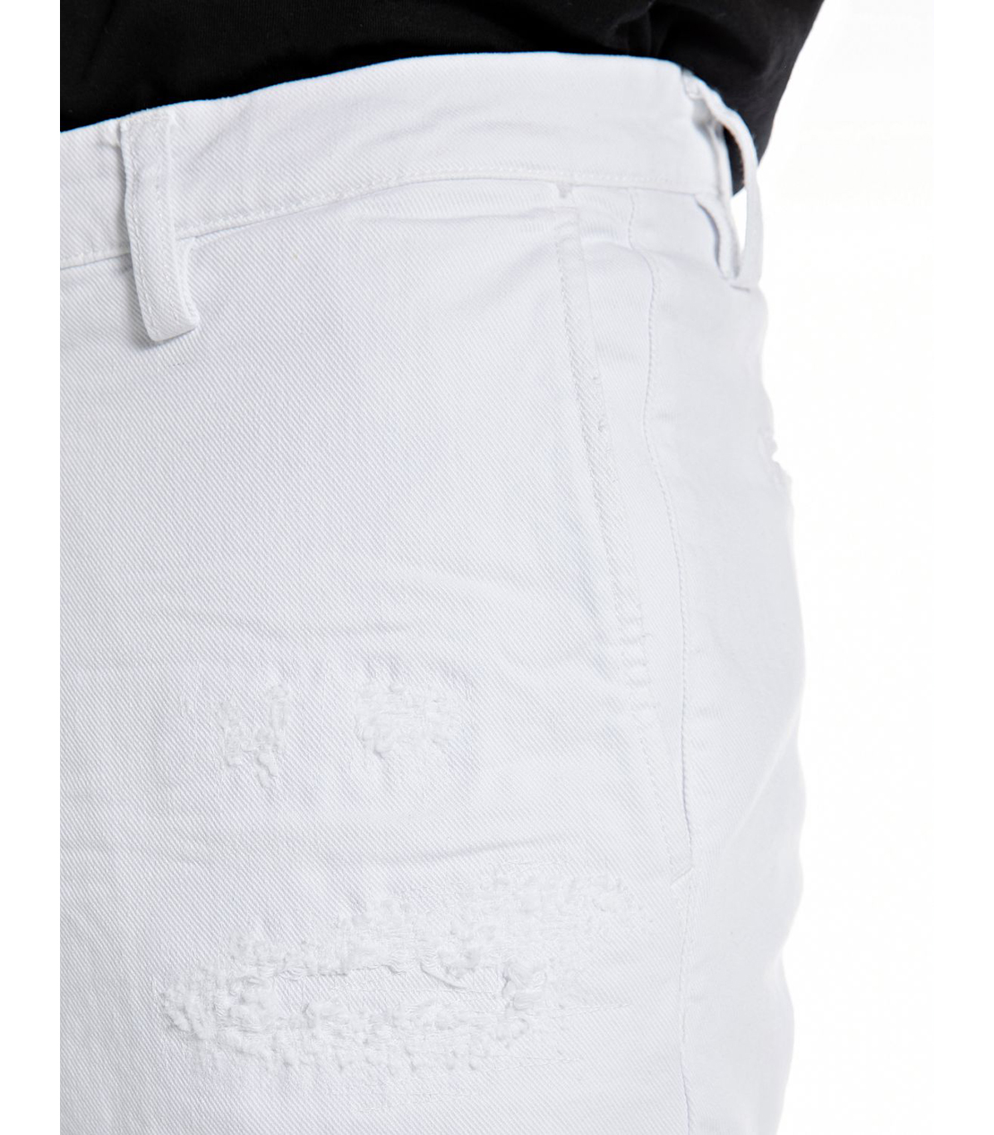 レギュラースリムBENNI Broken Edgeホワイトデニム 詳細画像 ホワイト 6